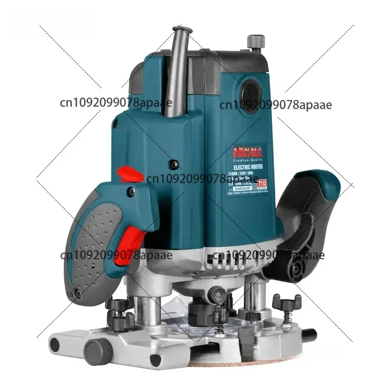 

2100W Wood Trimmer Router 22000RPM Variable Speed Electric Hand Planer for Woodworking