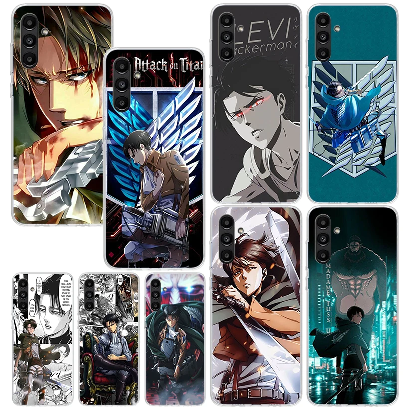 Levi Attack-Titan Phone Case For Samsung Galaxy A17 A27 A37 A57 A16 A26 A36 A56 A15 A25 A35 A55 A14 A24 A34 A54 A13 A23 A33 A53
