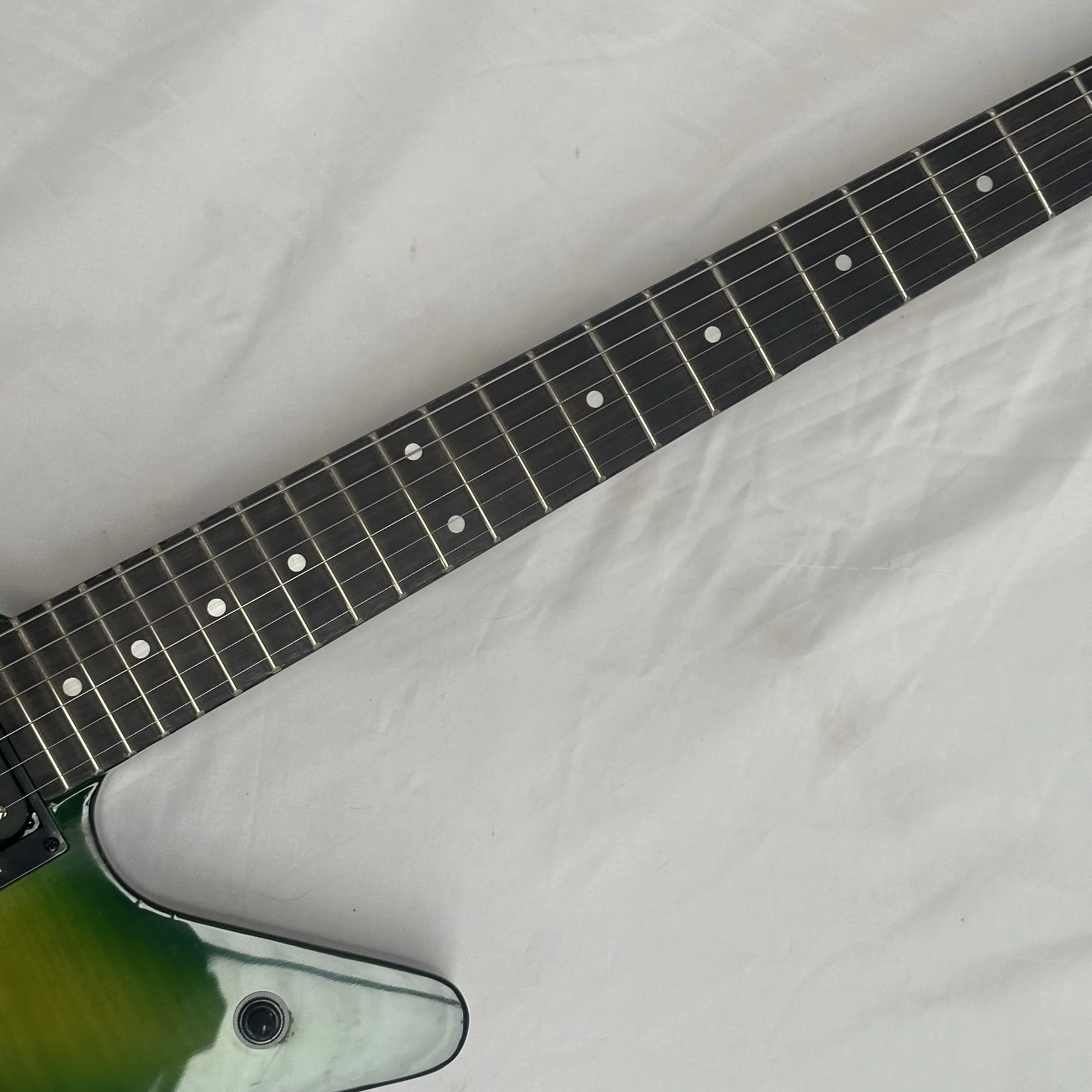 Green Dimebag Wash bur.n Electric Guitar Burst Color Solid Body Free Shipping Guitars inStock guitarra black hardware guitar