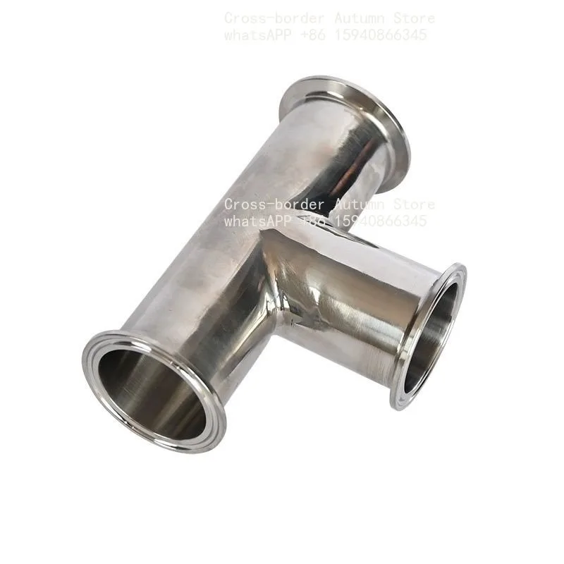 304 stainless steel quick-loading three-way pipe fittings, filling machine accessories, liquid three-way valve accessories