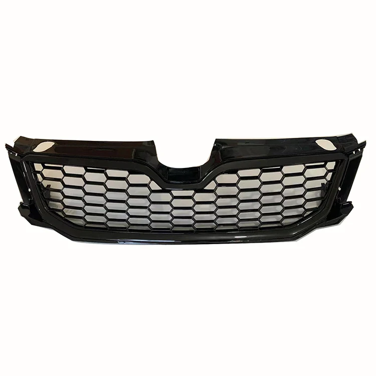 New style Hallow Honeycomb car Grille for vw Skoda octavia upgrade rs 2014 2015 2016 2017 Black