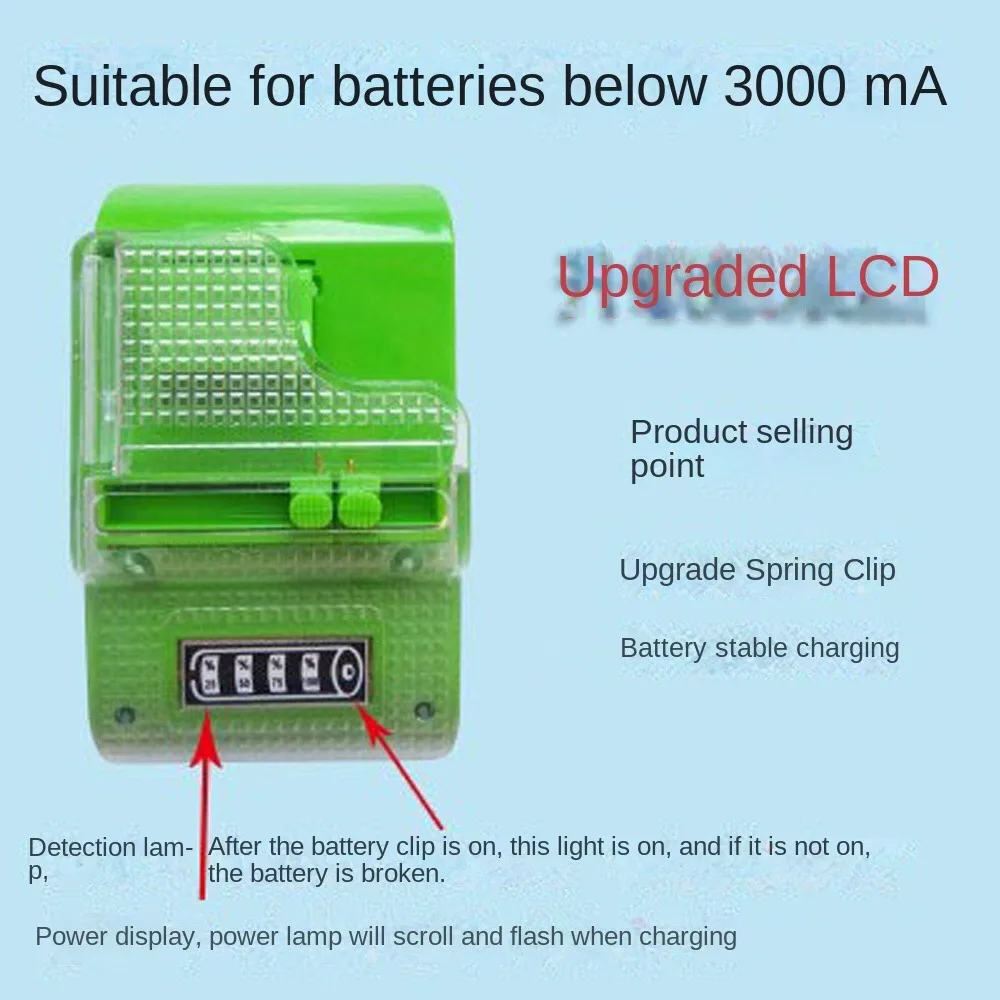 LCD Display Universal Battery Charger US Plug Universal Mobile Battery Charger Charging Adapter High Quality