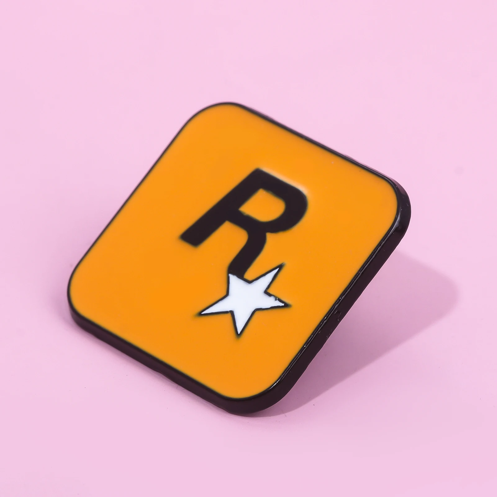 R ستار التلبيب دبوس لعبة حديثة المينا دبوس الرجال النساء بروش ظهره شارات دبابيس للملابس شارات كول مجوهرات اكسسوارات #3