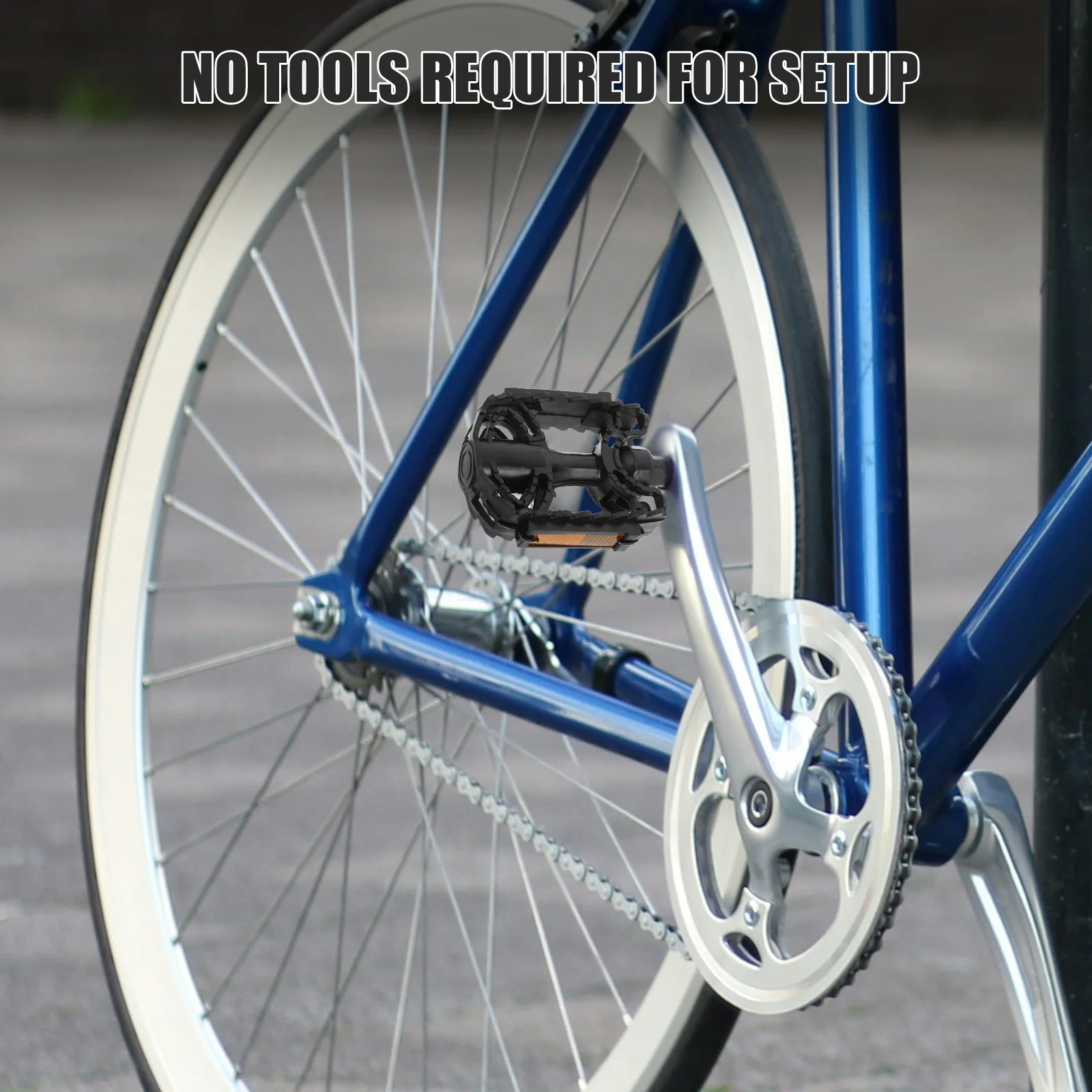 1Pair Non-Slip Bike Pedals for Kids Easy Carry Portable for Outdoor Urban Cycling Compatible with Multiple Bikes