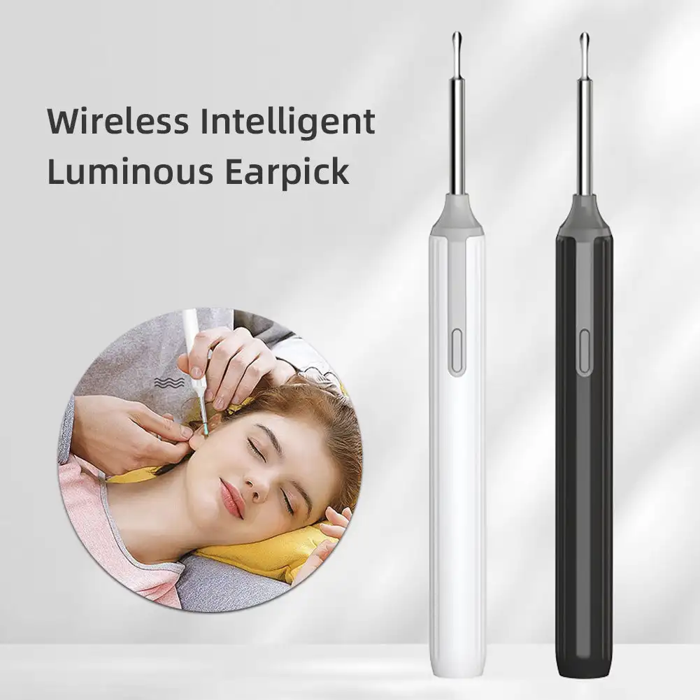 Intelligent Visual Luminous Ear Digging Spoon Wireless Rechargeable High-Definition Ear Endoscope Ear Wax Cleaner Practical Tool