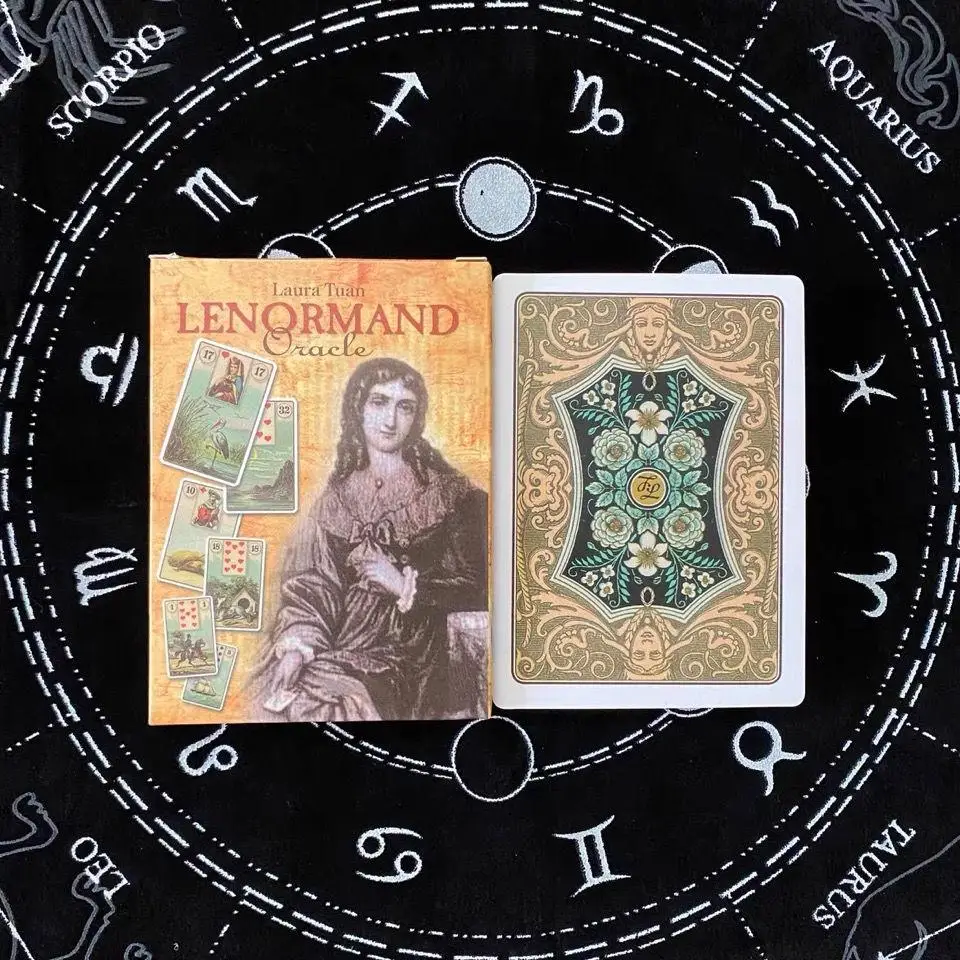 11*6.5cm Laura Tuan Lenormand oracle 36 Pcs Cards