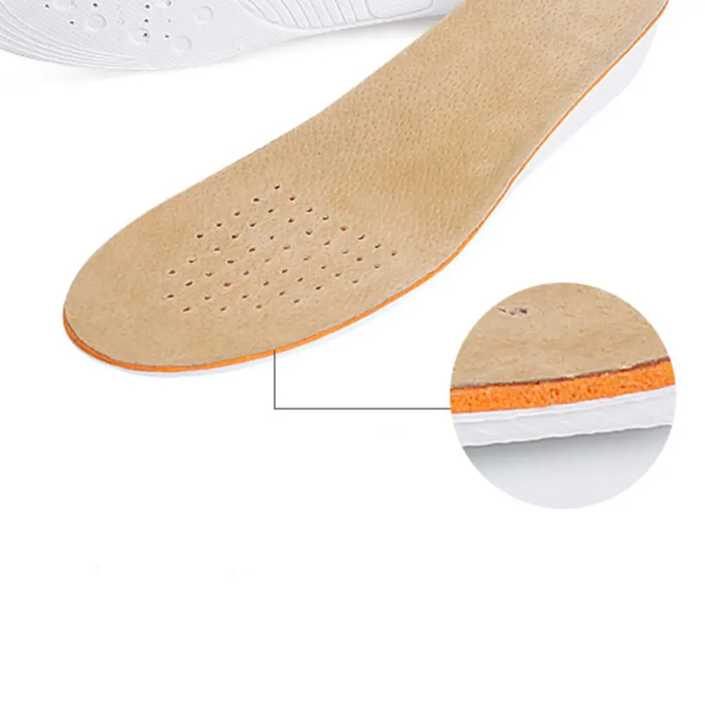 

1 пара невидимых стельок для увеличения роста, унисекс, дышащие, для спортивной обуви, амортизирующие, впитывающие пот, 2,5 см