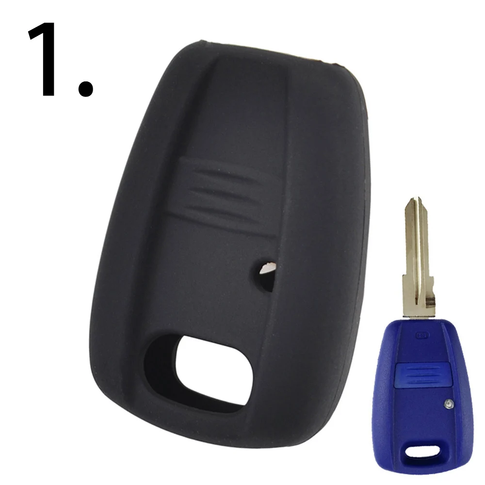 Silicone Remote Key Case For Fiat 500 Bravo Punto Croma Stilo Iveco  Toro Tipo Egea Ducato Doblo Qubo For Lancia Fob Shell Cover