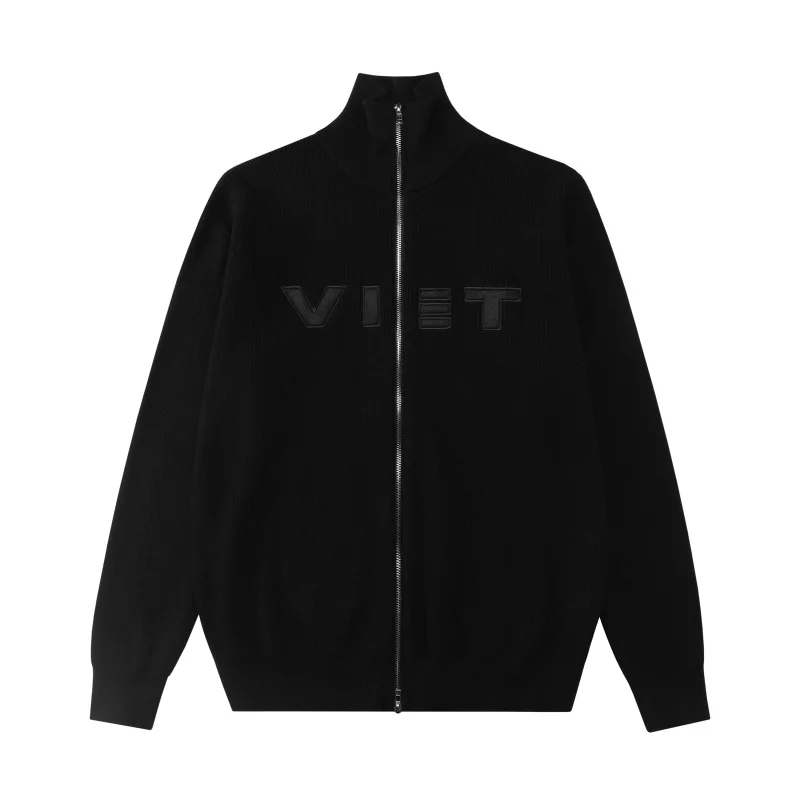 2026ss High Quality Sweater Casual Loose Zip-up Women Men Jacket Sweaters Clothing