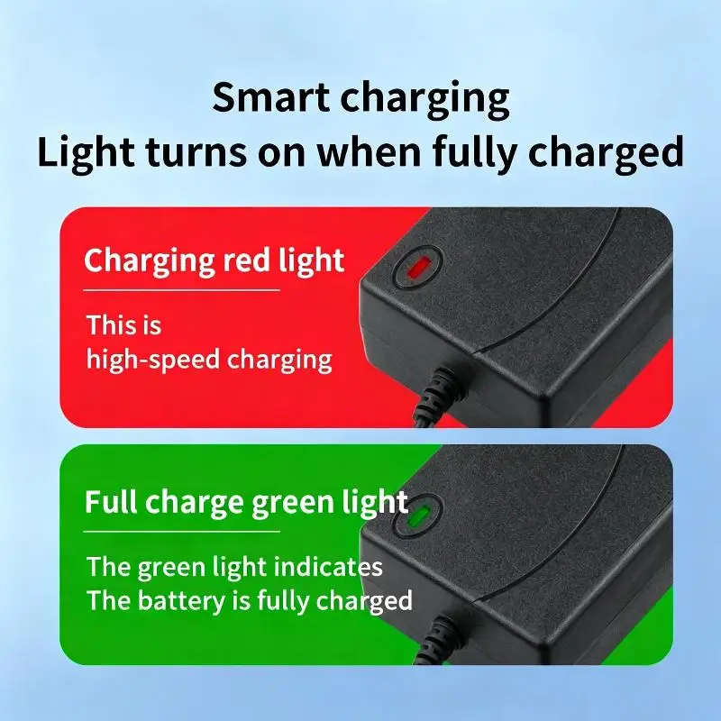Hot 21V Smart Fast Charger For Cordless Drill/Electric Wrench Batteries, Full Charge Auto-Stop