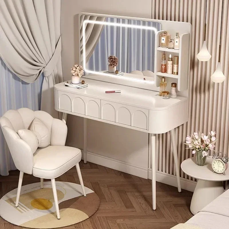 Tocador nórdico De lujo para dormitorio, mueble De almacenamiento moderno para Maquillaje, cajón europeo