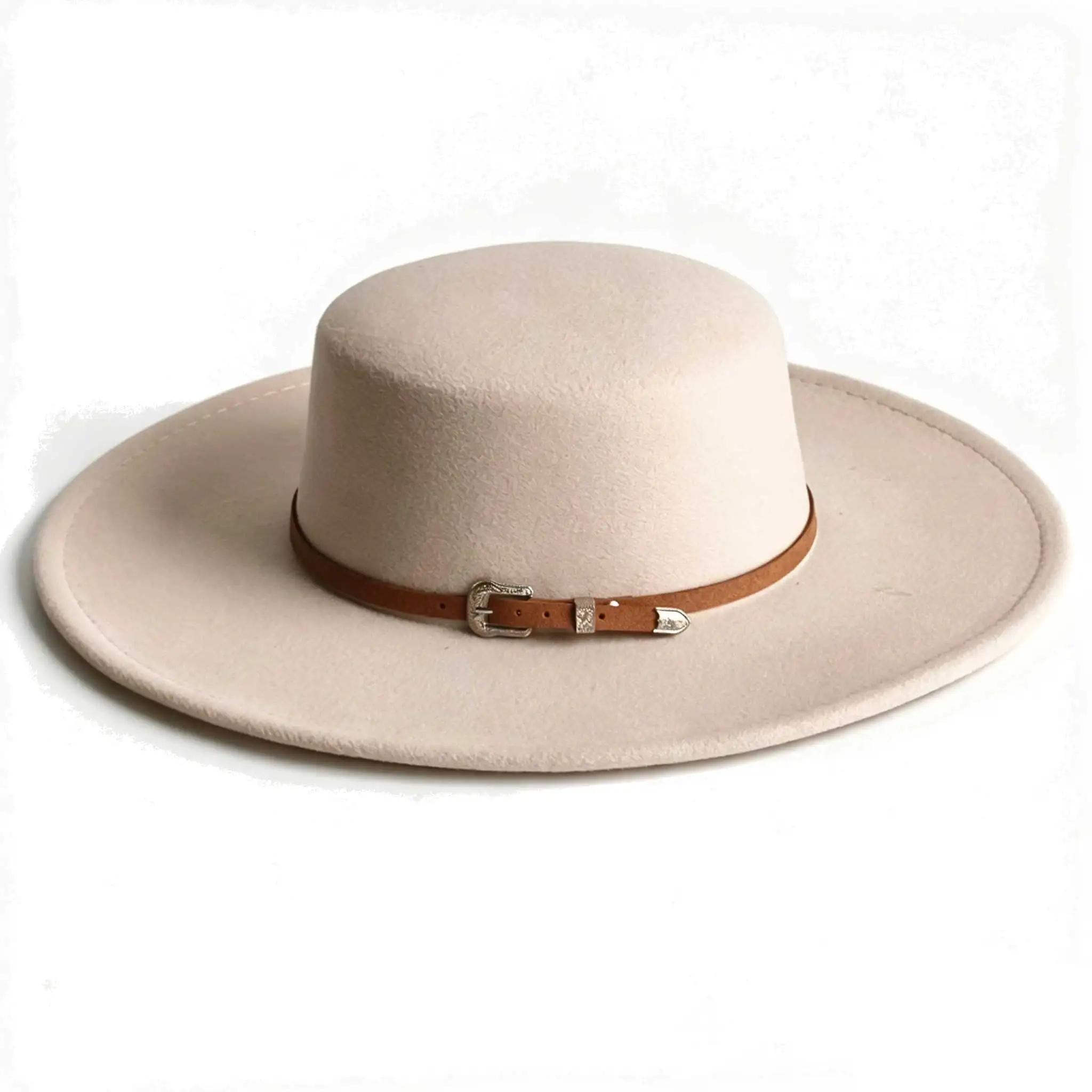 French fedora Flat top classic men's and women's jazz hat Panama hat church hat chapeau femme sombrero