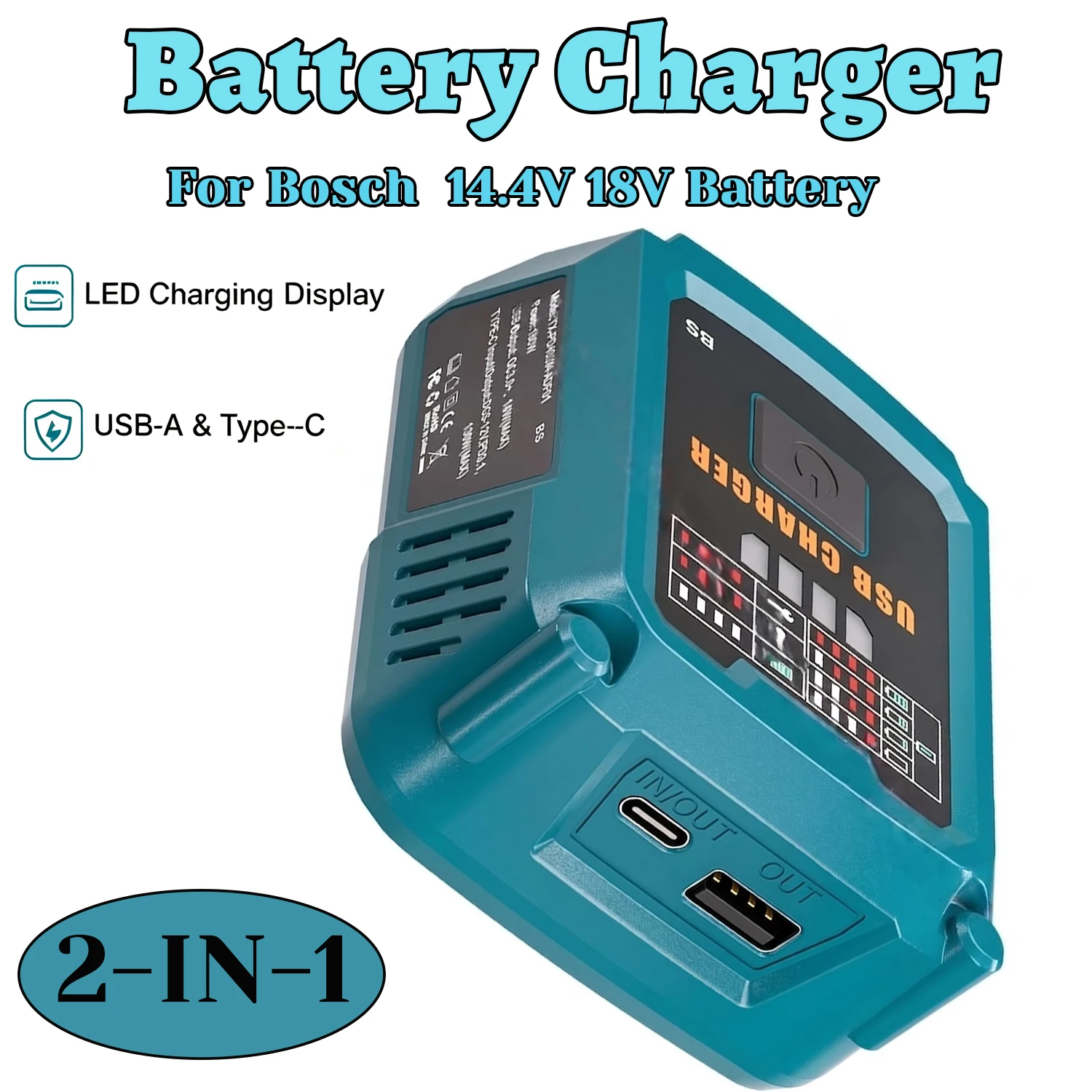 Power Tools Toolstation - محطة شحن محمولة 100 واط USB-C