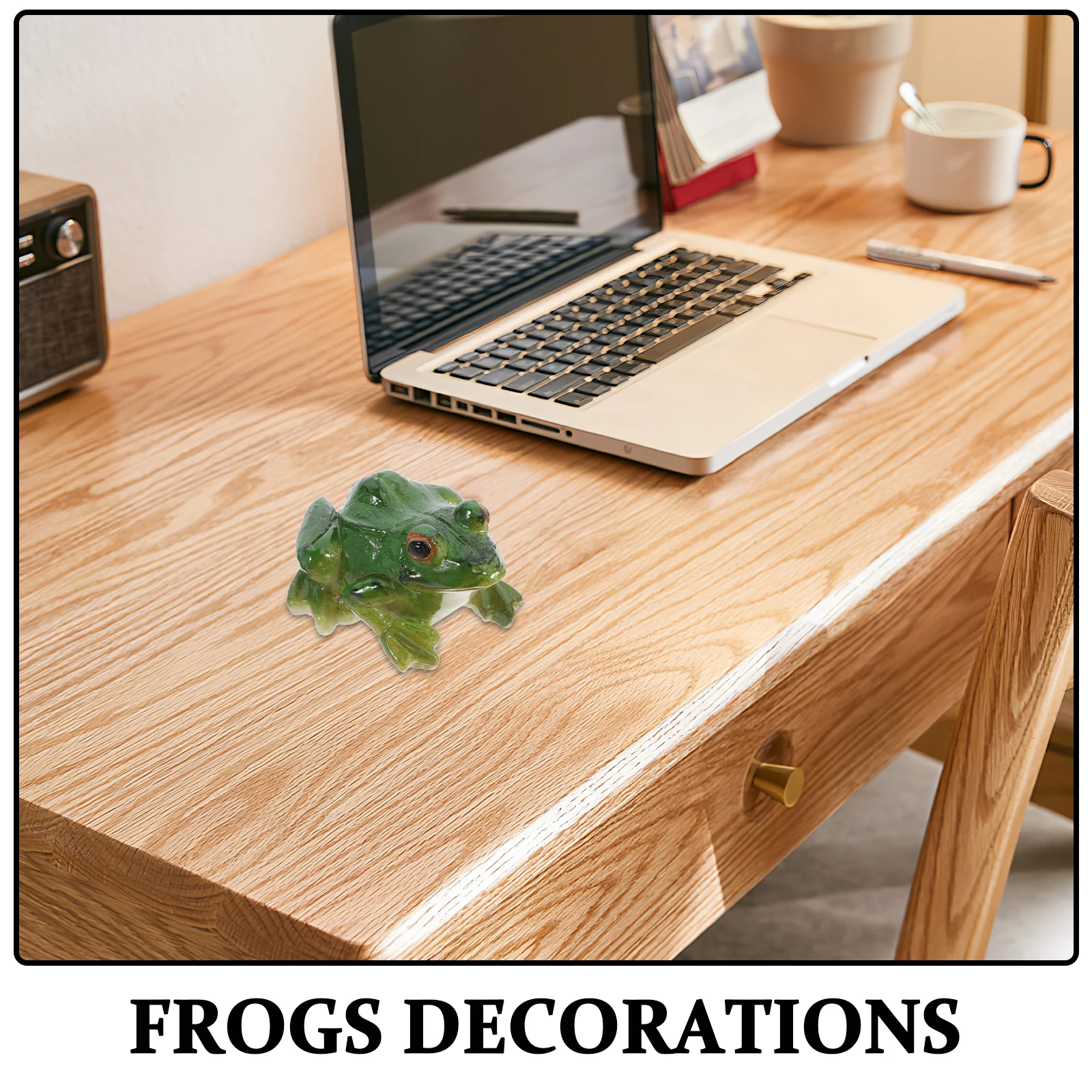 

Decorate Simulated Frog Ornament Cake Decorations Small Figurine Resin Craft Garden