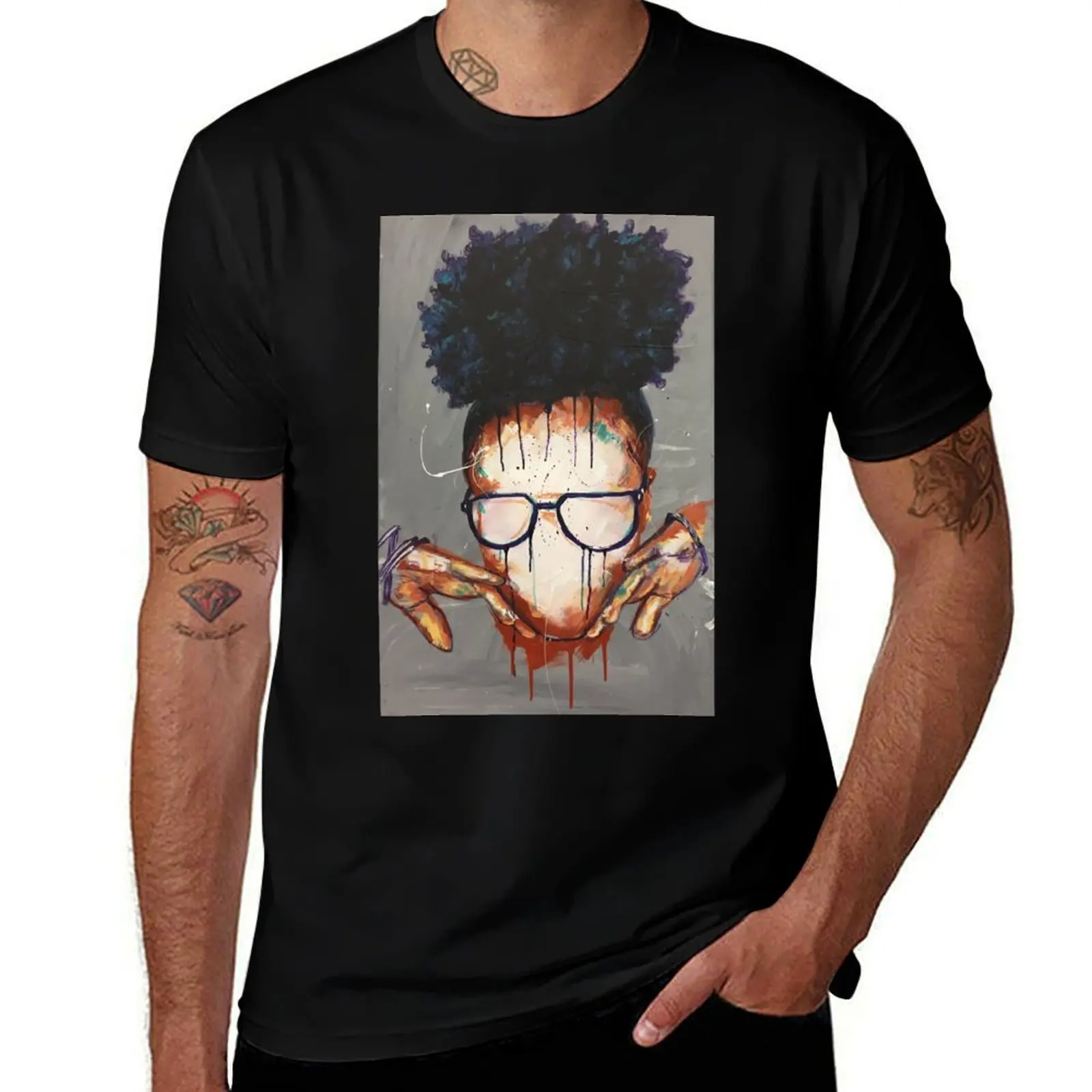 Naturally VIII T-Shirt Retro Style Print Casual Top T-Shirt