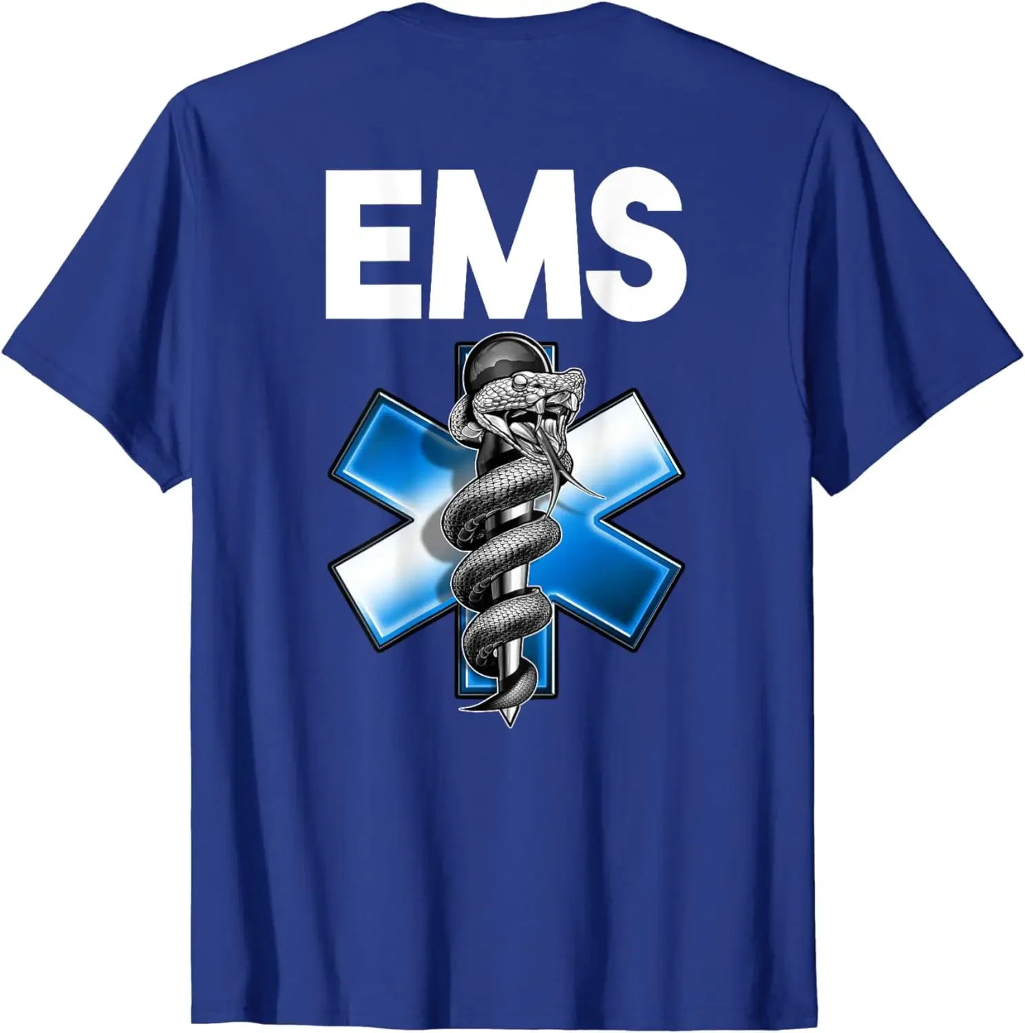 EMS EMT Emergency Medical Service First Responder T-Shirt Short Sleeve Casual 100% Cotton Men T Shirts image 3