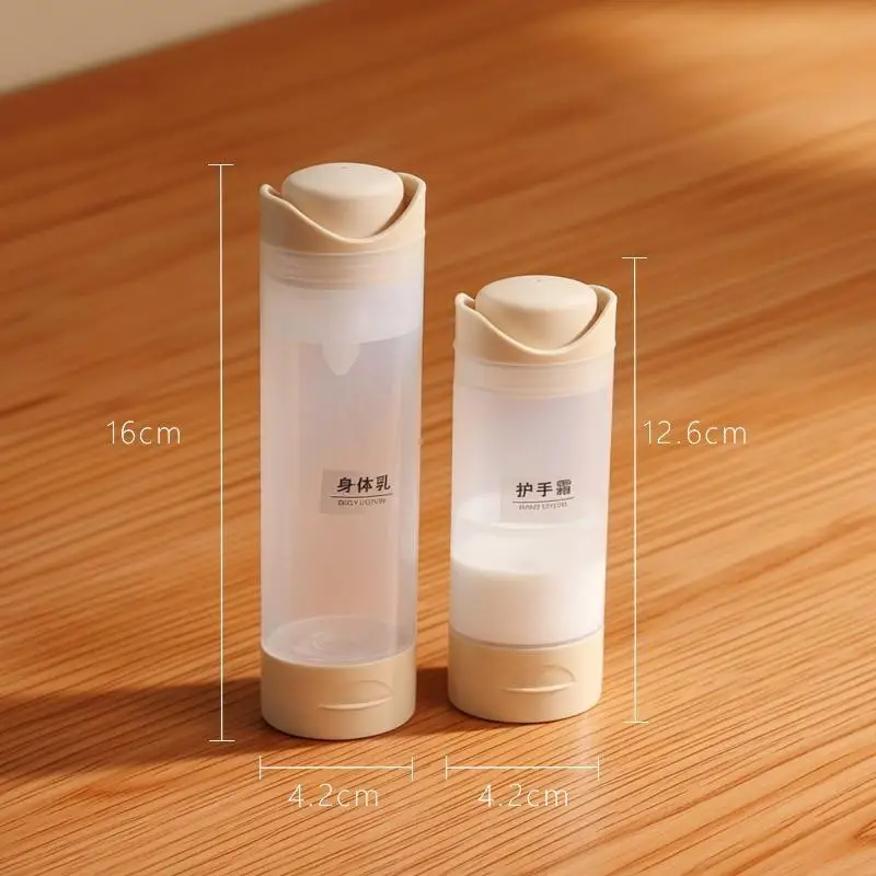 Vacuum Refillable Cosmetic Dispenser Bottles Leak Proof Easy Refill Portable Empty Travel Containers for Lotion Serum Shampoo