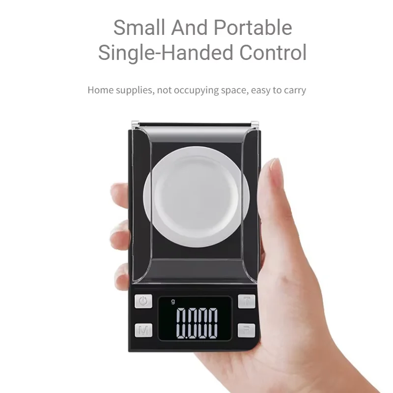 IKEME Lab Balance  0.001g Mini Jewelry electronic scale LCD Digital Electronic Balance
