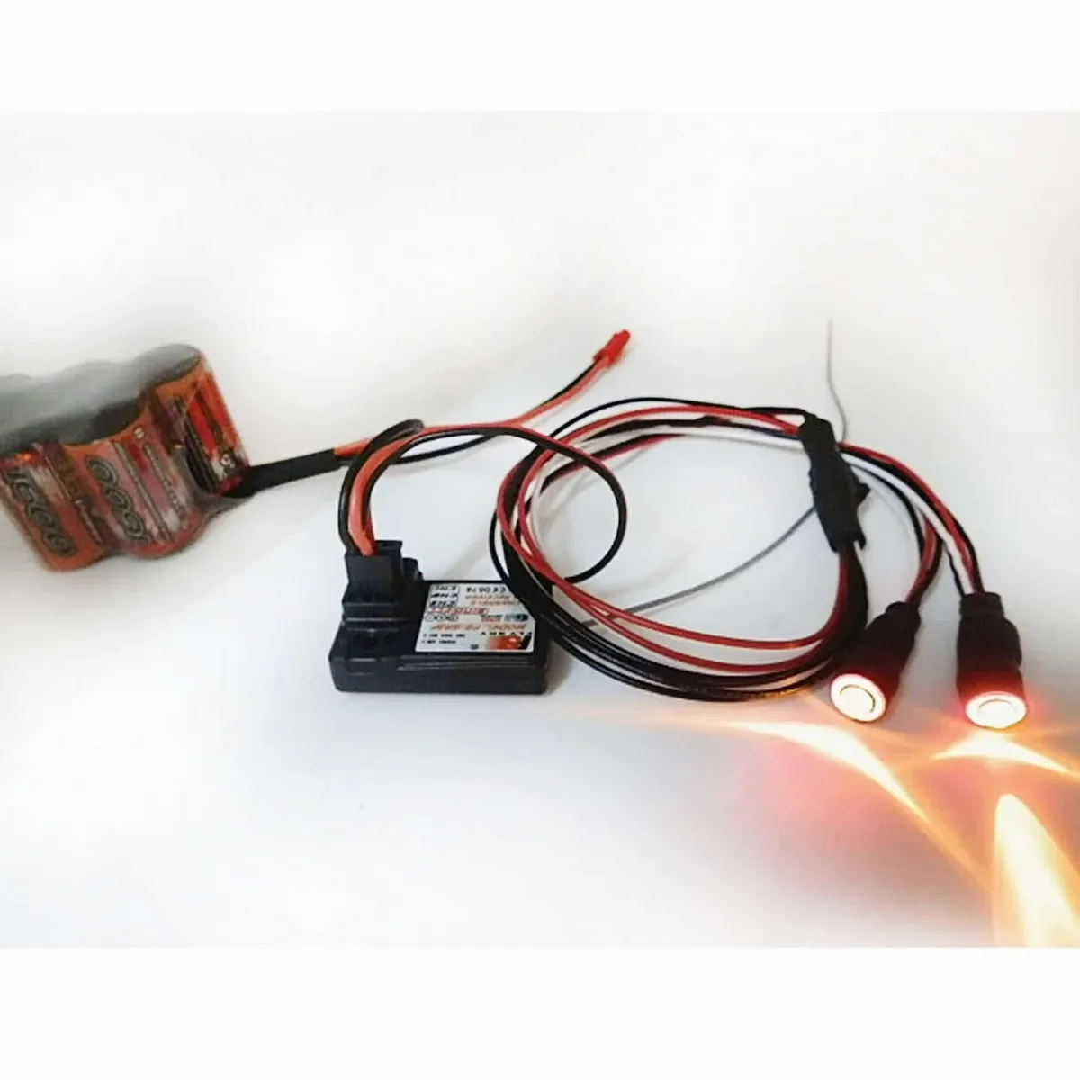 FALCON 2Led Angel Eyes & Demon Eyes LED phare rétro-éclairage pour voiture 1/10 RC