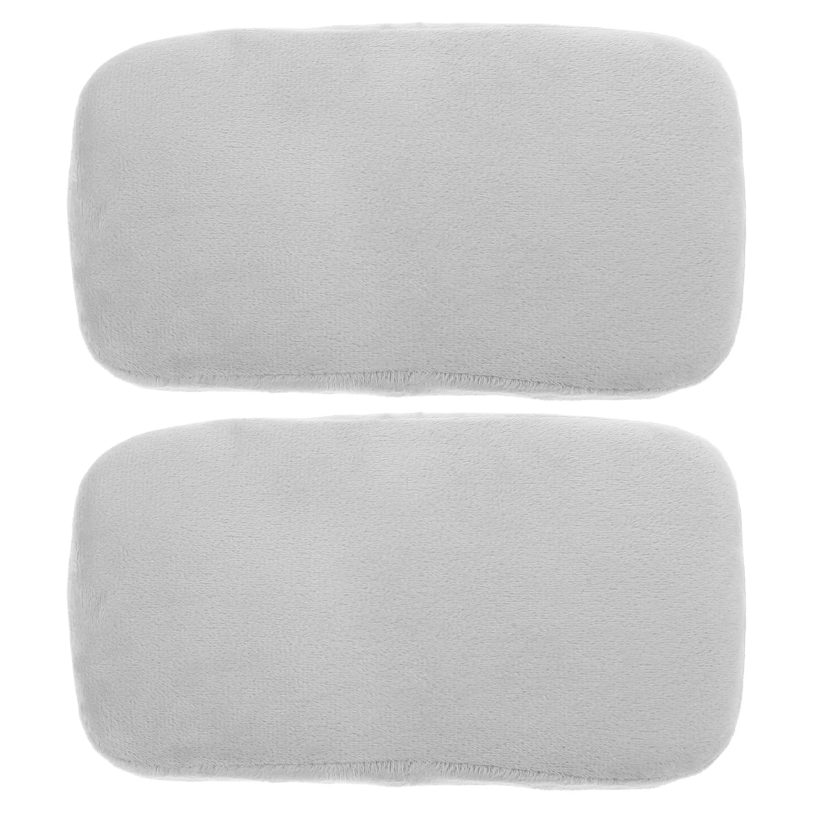 

2 Pcs Chairs Office Armrest Gloves Pads Cover Tables and Covers for Cushions Grey