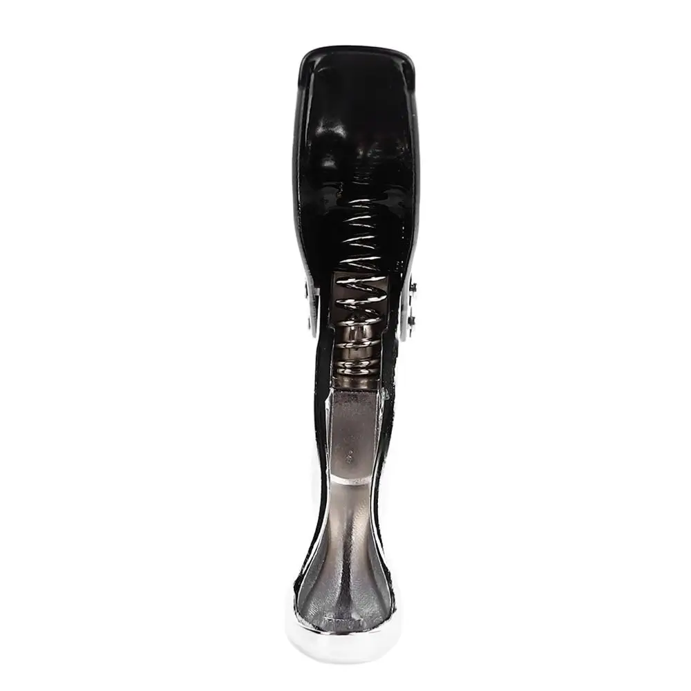 Zinc Alloy Single Hole Punch Black Portable Design Handheld Paper Punch 6mm, 8mm,10mm Diameter Handheld Use One Hole Punch