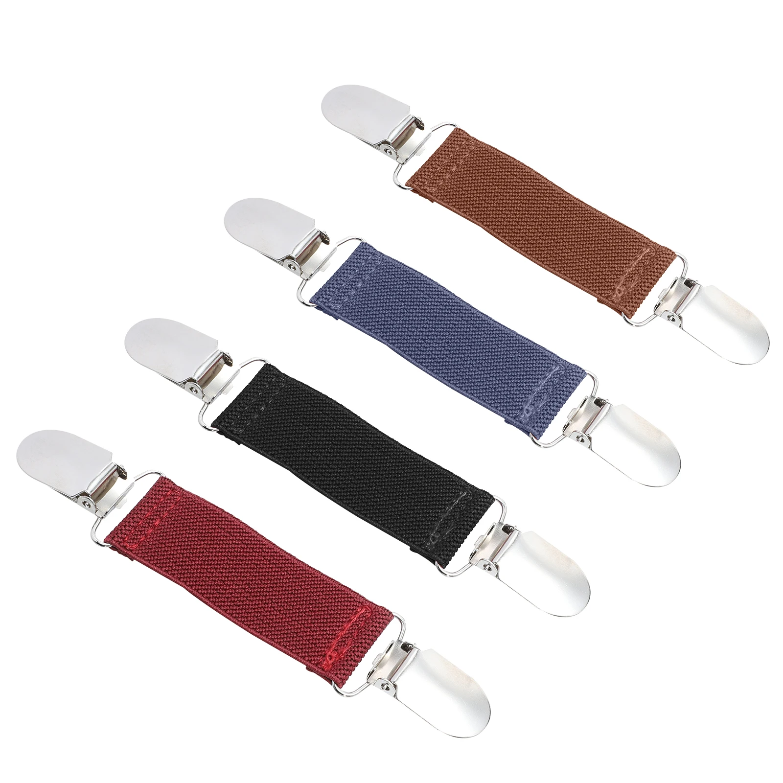 

4 Pcs Alloy Collar Creative Scarf Alloy Collar Clips Pins Sweater Clips for Men Women Banquet Daily Matching Clothes