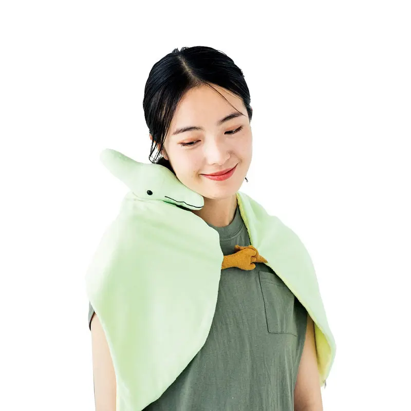 Pterosaur Shawl Animal Scarf Baby Bath Towel Warm Dinosaur Cloak Tippet Cape Plush Toy Stuffed Doll Cartoon Decoration Gift