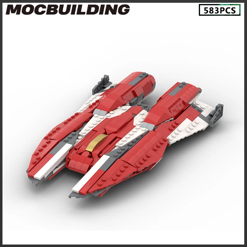 MOC Building Blocks Mamba Space Ship 1:300 Scale Model DIY Bricks Assemble Toys Christmas Presents Birthday Gift Collection