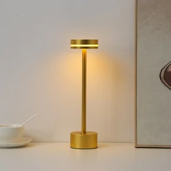 5V USB Creative Dining Touch Led Hotel Bar Coffee Table Lamp Rechargeable Desktop Lampada For Home Decorative LED Night Light