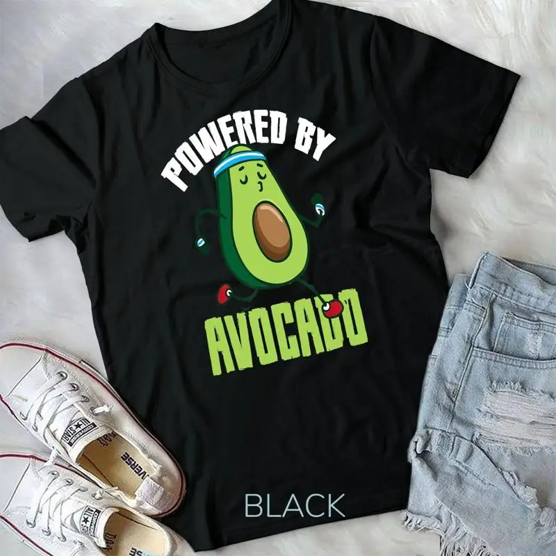

Футболка для бега марафона с авокадо, веганская футболка для кардио-бега, футболка унисекс