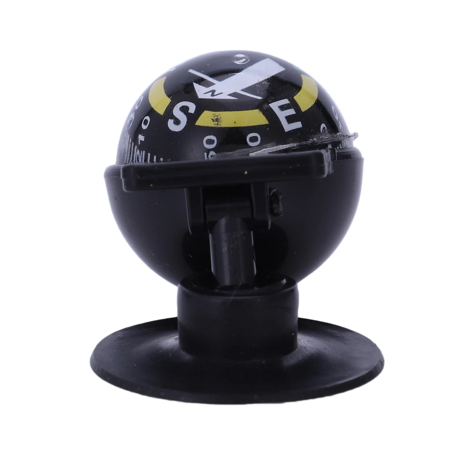 New Car Vehicle Floating Ball Magnetic Navigation Compass Black