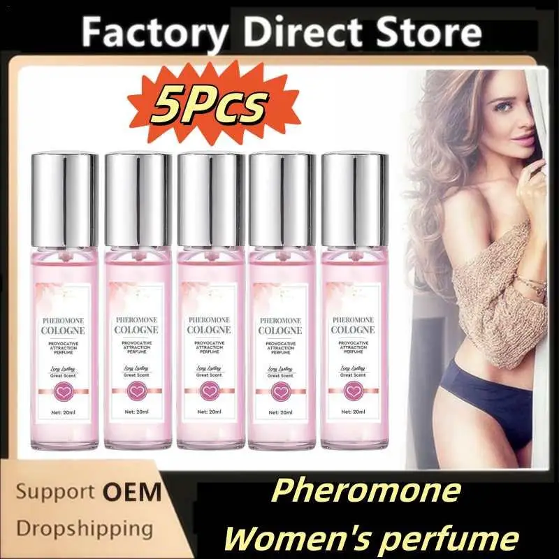 

5Pcs Women's Perfume Body Perfume Long Lasting Perfume Oil Roy Pheromone Pheromone Perfume Dating Fragrant Perfumes