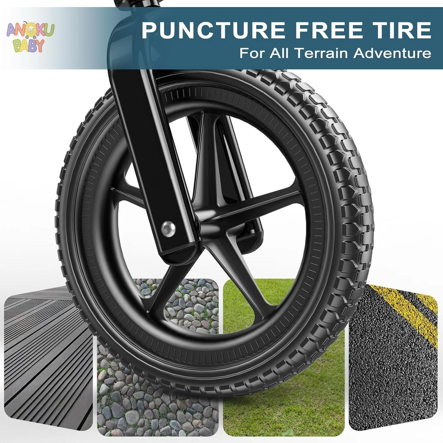 دراجة توازن للأطفال الصغار قابلة للتعديل مع 360 درجة °   دراجة تدريب للأطفال بدون دواسة دوارة لعمر 2-5 سنوات، دراجة ترقية للأطفال