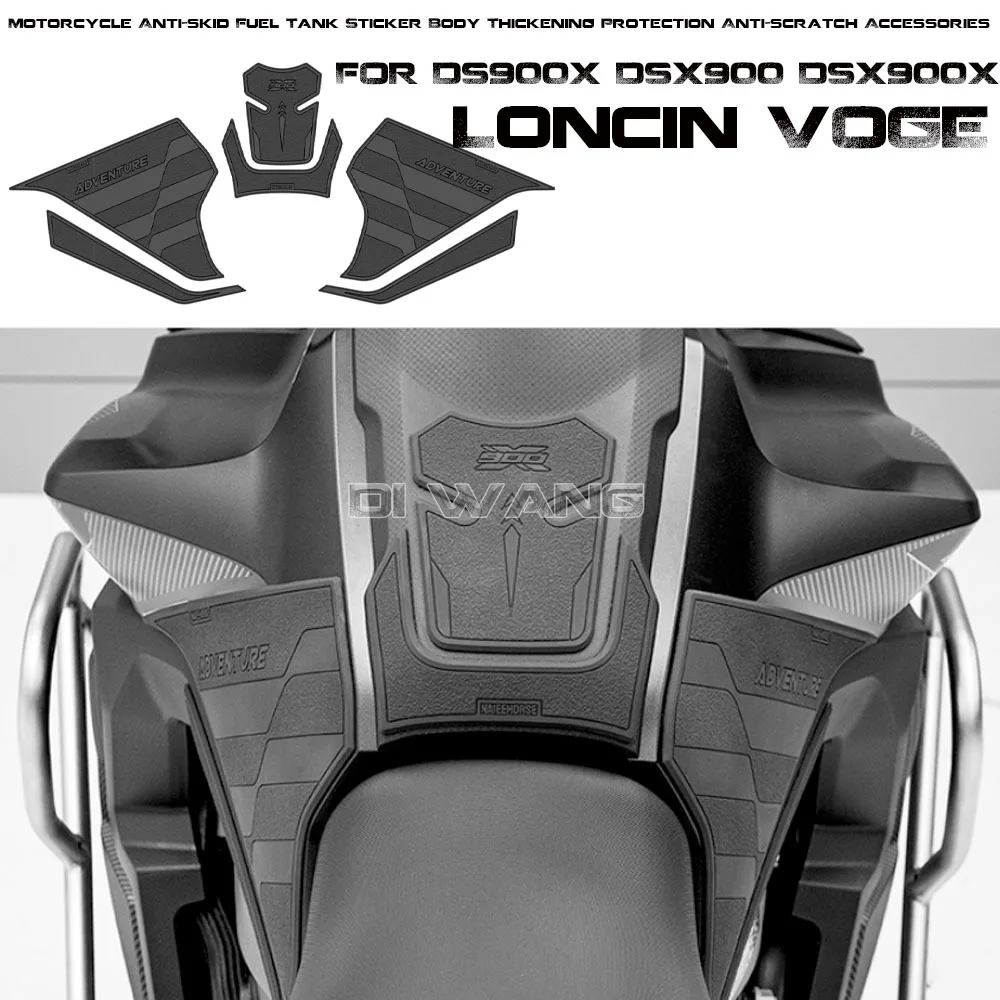 

Motorcycle Anti-skid Fuel Tank Sticker Body Thickening Protection Anti-scratch Accessories FOR Loncin VOGE DS900X DSX900 DSX900X