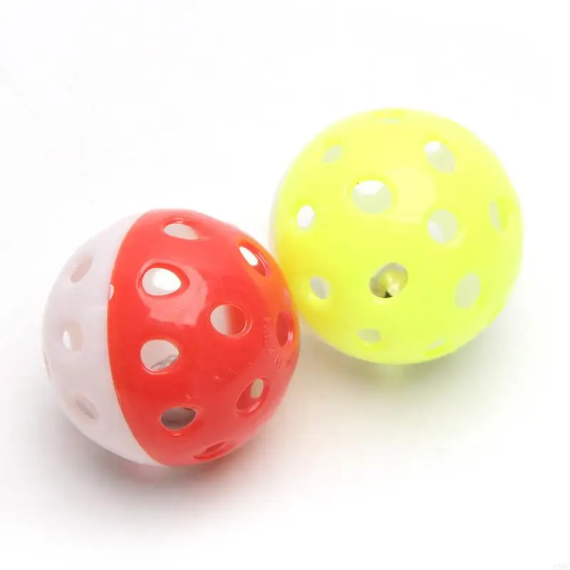 U75C 1 Pc Bird Toy Colorful Plastic Rolling Enrichment Parrots Foot Sphere Toy for Parrots
