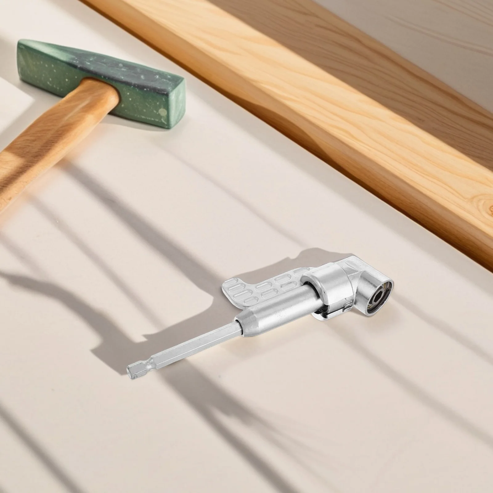 2 قطعة مرفق مثقاب الزاوية اليمنى أداة مفك براغي مرنة للمساحات الضيقة تصميم مدمج متين حامل تمديد المقبس