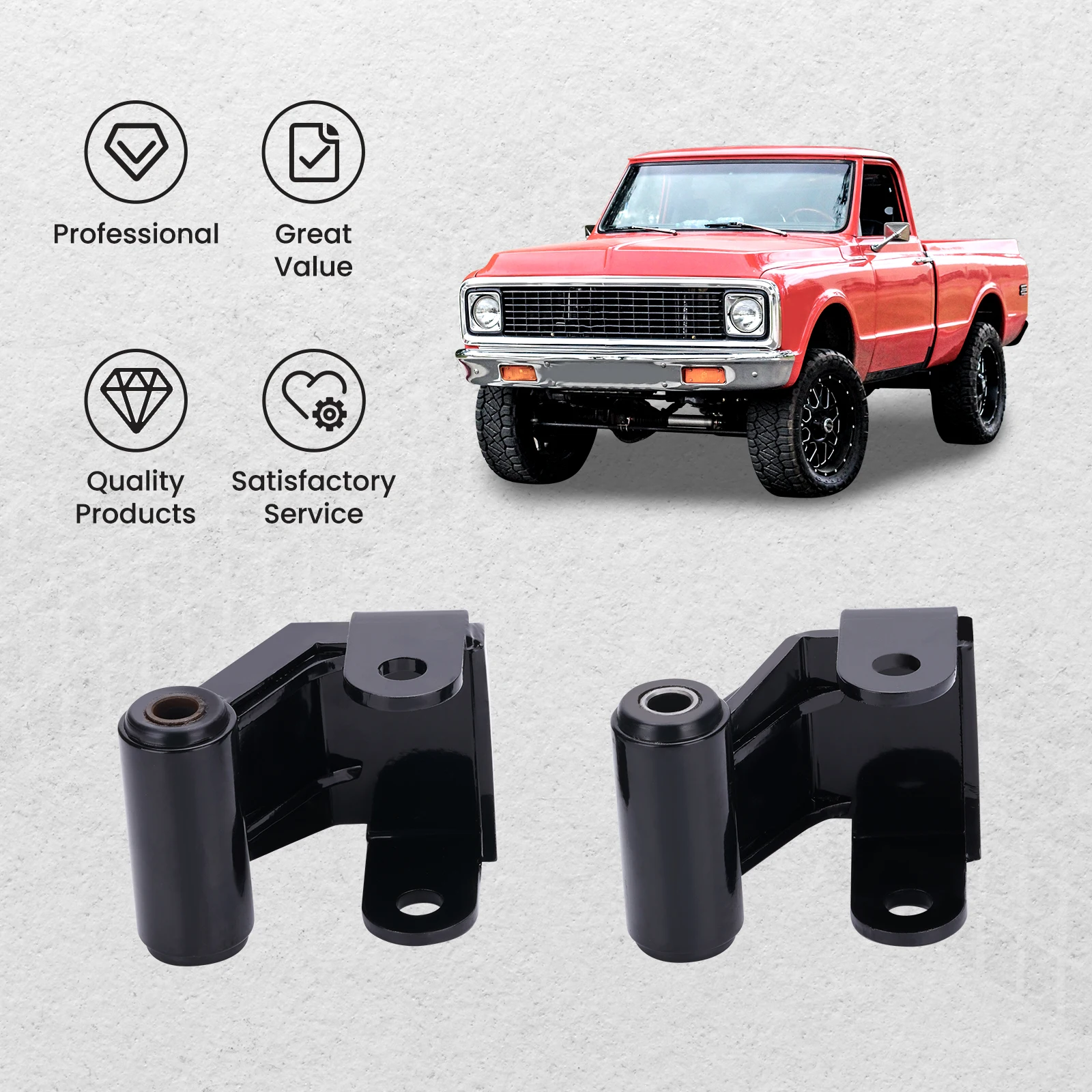 Drop Lowering Shackles Leveling Kit For Dodge Ram 2500 3500 2WD 4WD 2003-2013 2