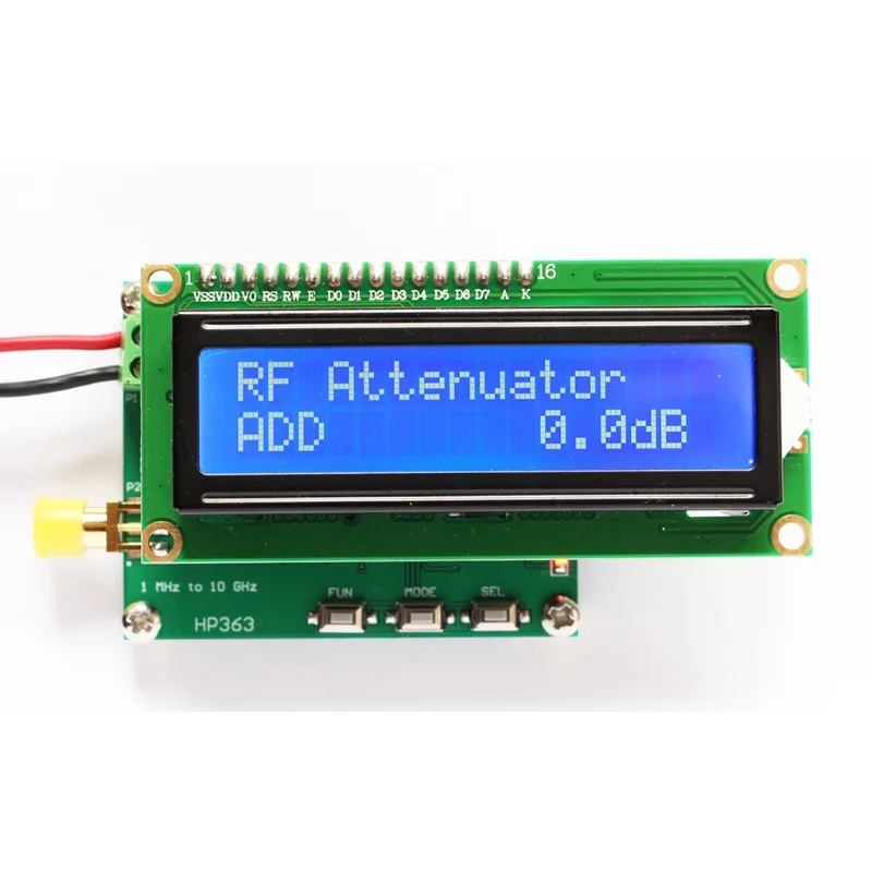 RF power meter 1MHz~ 10GHz -50~ 0dBm power meter, can set the RF power attenuation value