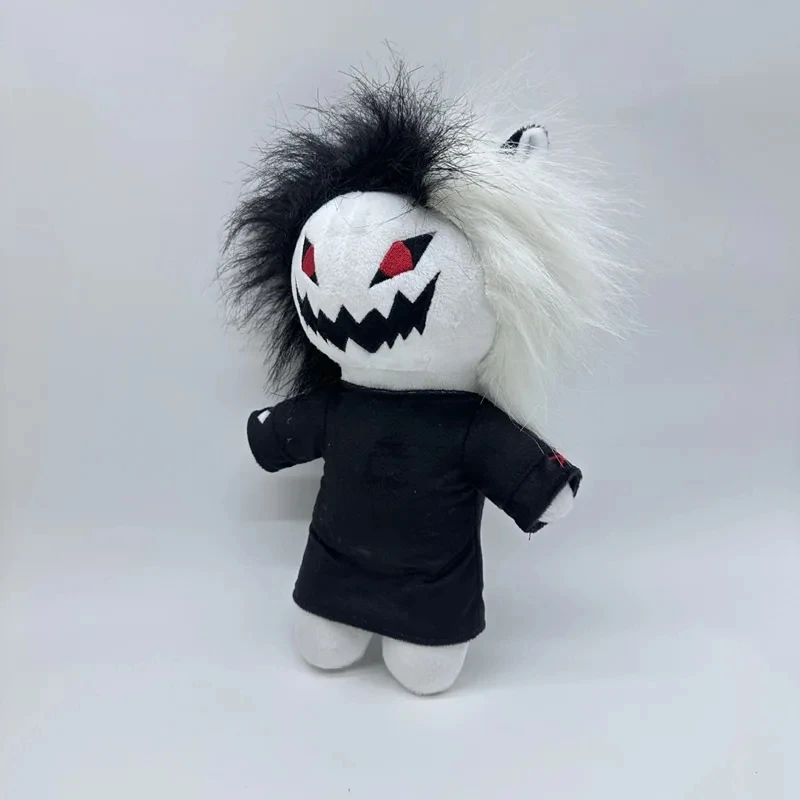 Russia Zxc Cat Plush Doll Soft Stuffed Cartoon Anime Plushie Toy Kawaii Black Cosplay Prop Dolls For Children Birthday Gif 27cm