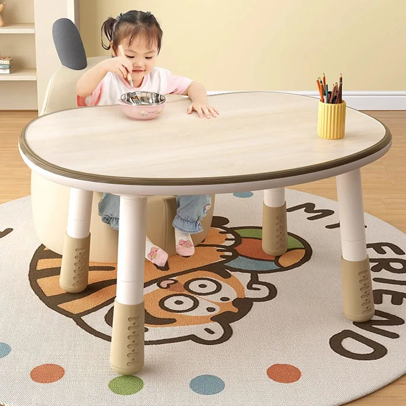 Kids Table Set Desk Chair Elementary Child Room Desks Girl Smooth Children Tables Furniture Childrens Children's Study Boy