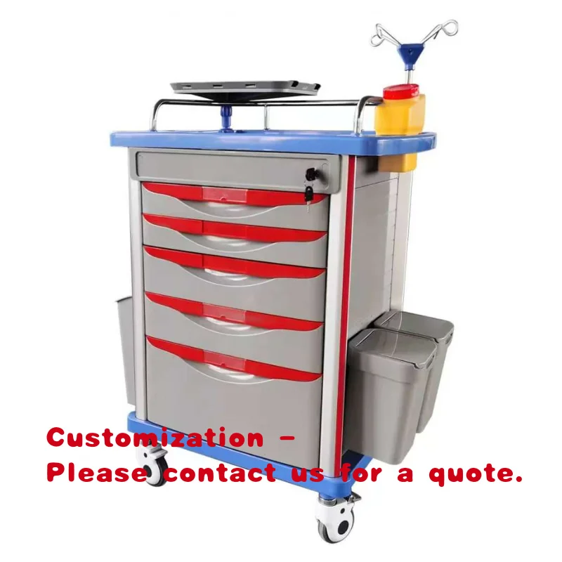 Emergency Nursing Trolley Hospitals Clinics Medical Cart Furniture