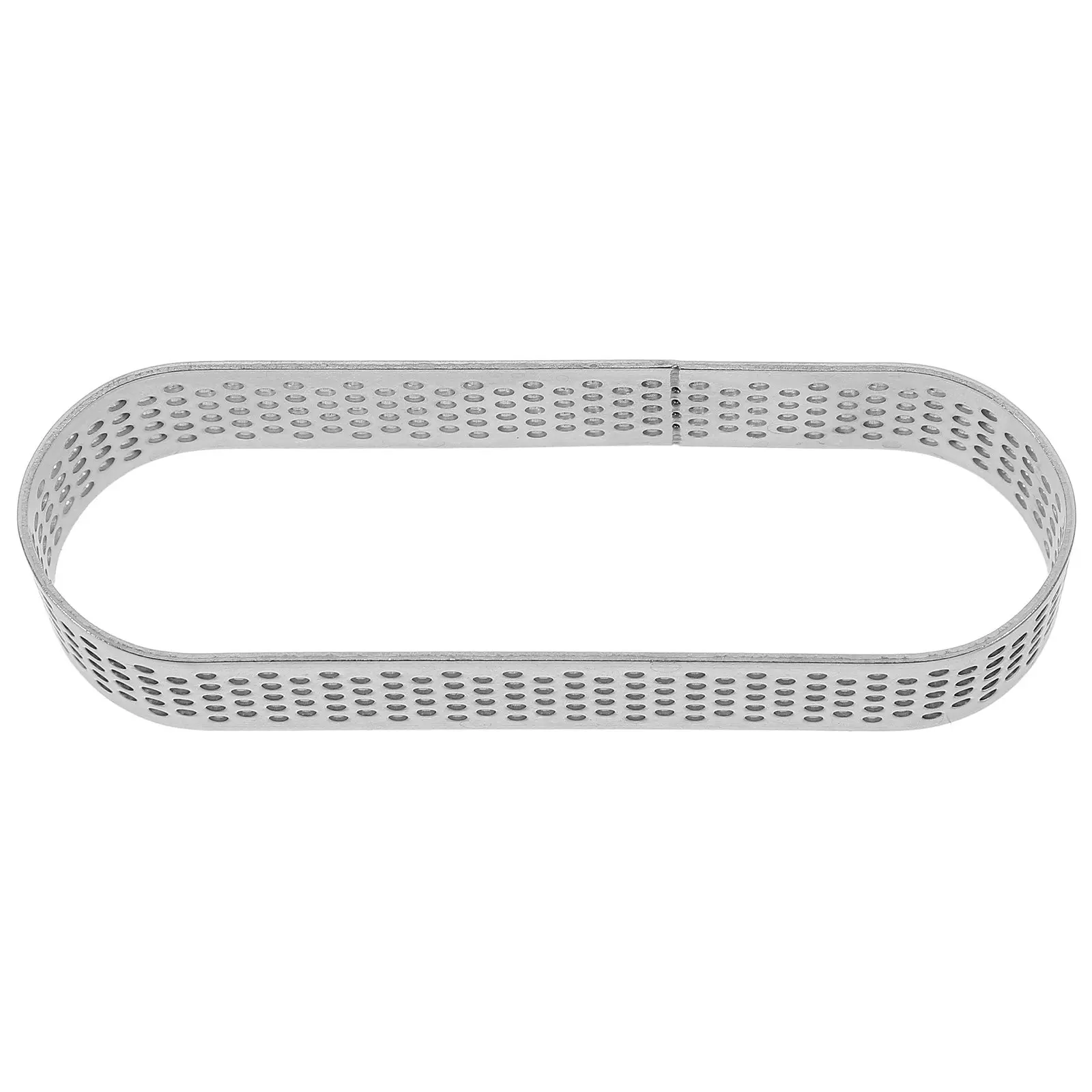 1Pcs Oval Tartlet Mold 11.9cm Stainless Steel Mousse Ring Non Stick Baking Cake Quiche Dessert Fruit Pie Mold Tiramisu Cutter