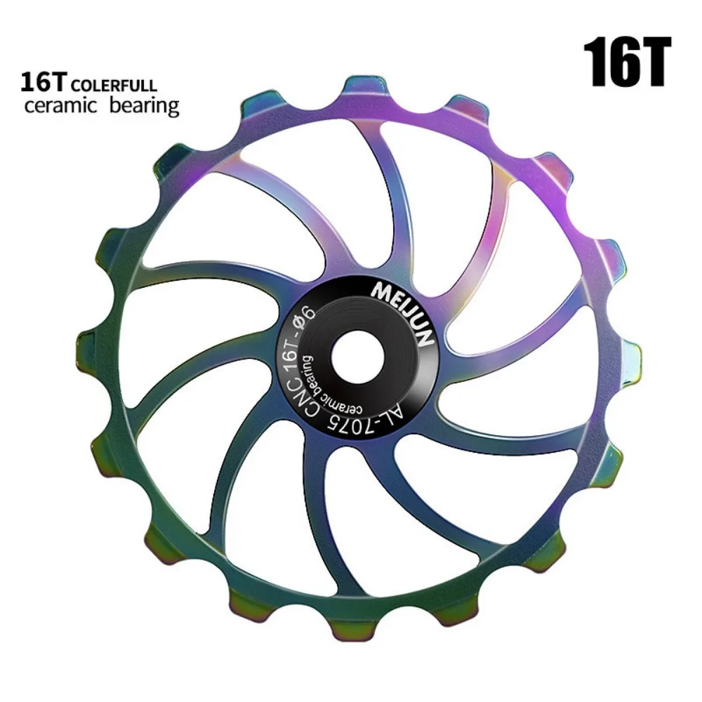 11T--18T Bicycle Rear Derailleur Bearing AL7075 CNC Pulley Bike Rear Derailleur Pully Positive Negative Tooth Durable