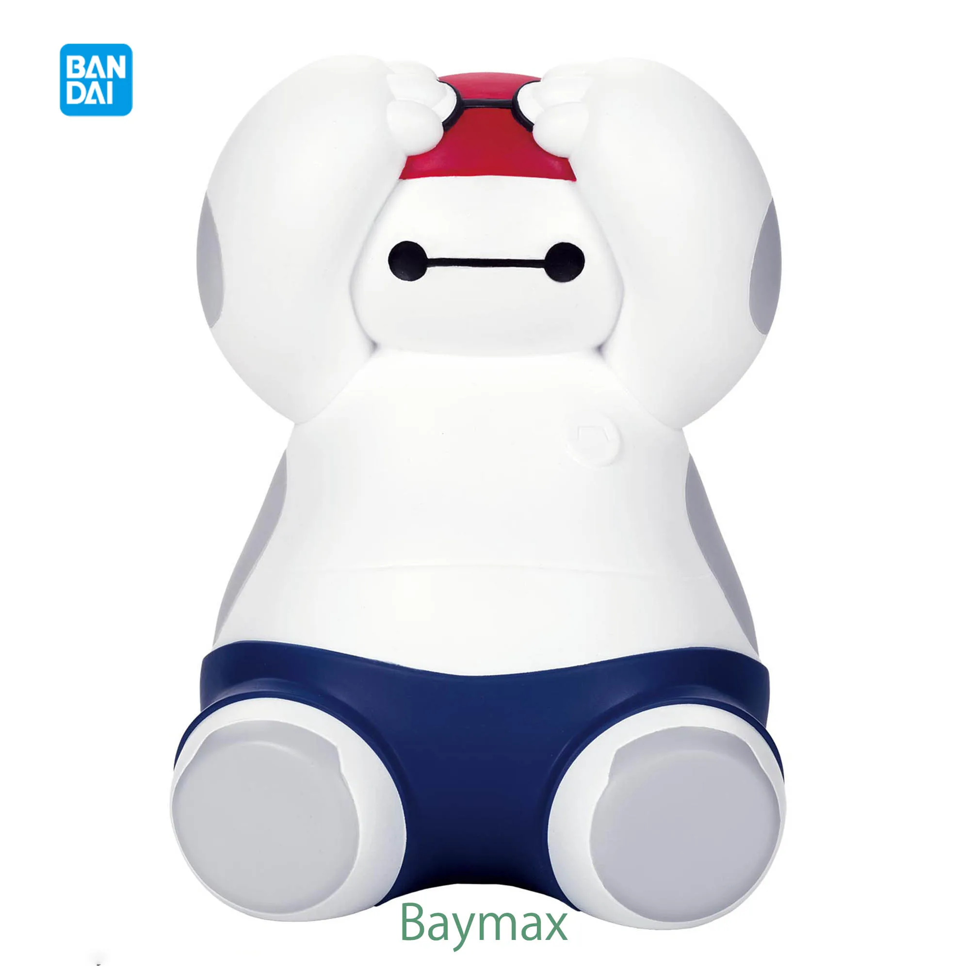 

Bandai официально лицензированный персонаж Диснея Big SOFVIMATES Baymax, специальный костюм для плавания, настоящая модель, оригинальные фигурки