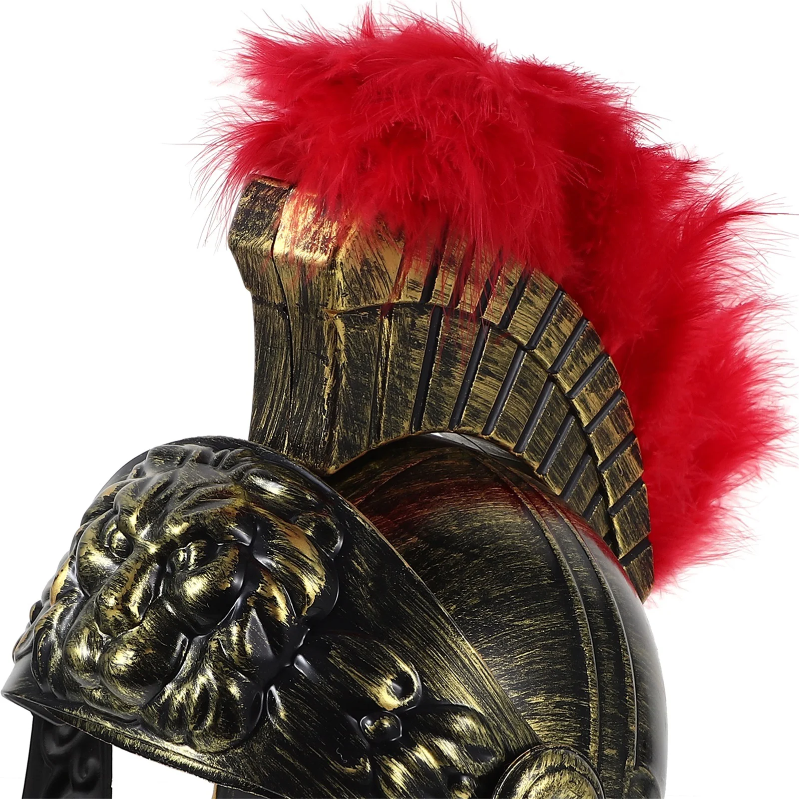 Samurai Hat Delicate Details Gladiator Costume Men Accessories Roman Soldier Adults Plastic