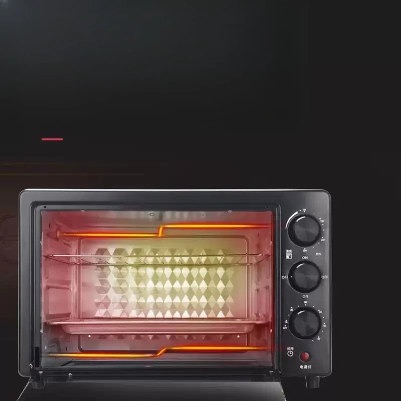 Household Large Capacity Electric Oven,Independent Temperature Control Automatic Baking Oven for Sweet Potato & Egg Tart