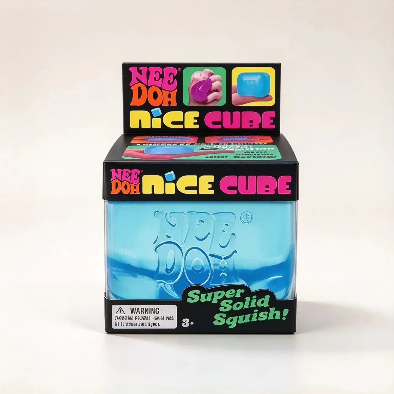 Needoh Maltose Cube Ice Cube Slow Rebound Squishy Stress Relief Squeeze Toy Gift Box Set for Kids Adults Fidget Novelty Fun