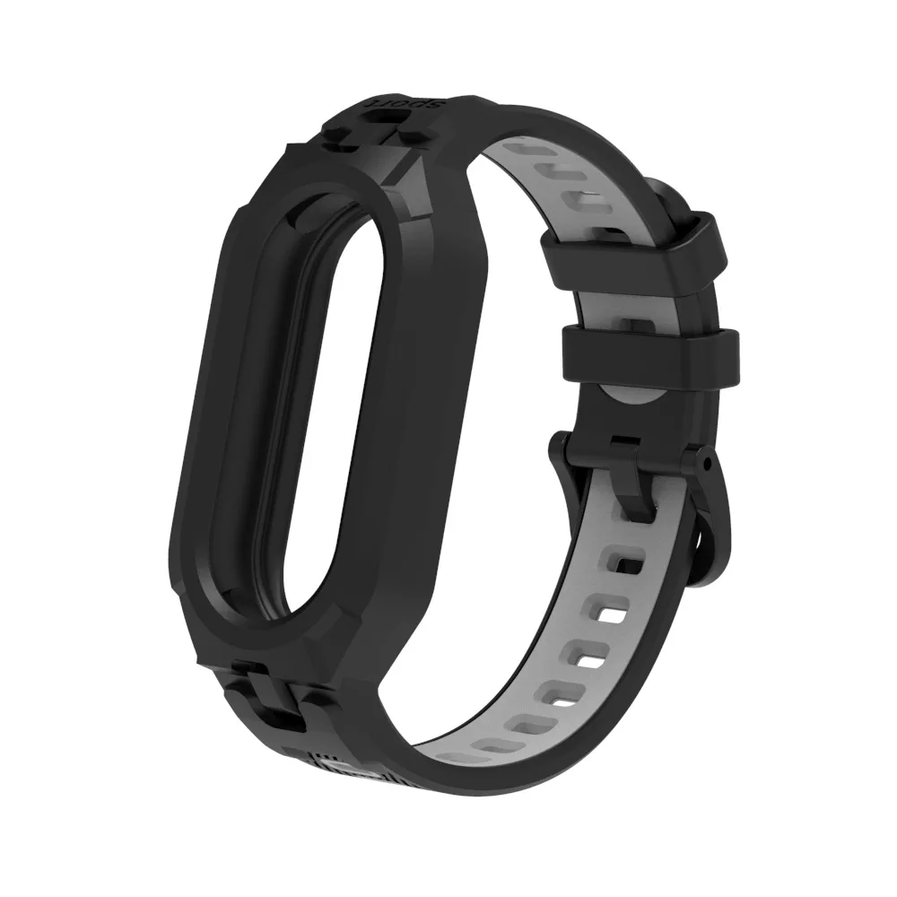 For mi Band 8 7 6 5 smart watch strapBracelet for Xiaomi 7 fashionable and sporty dual color Replacement watchband