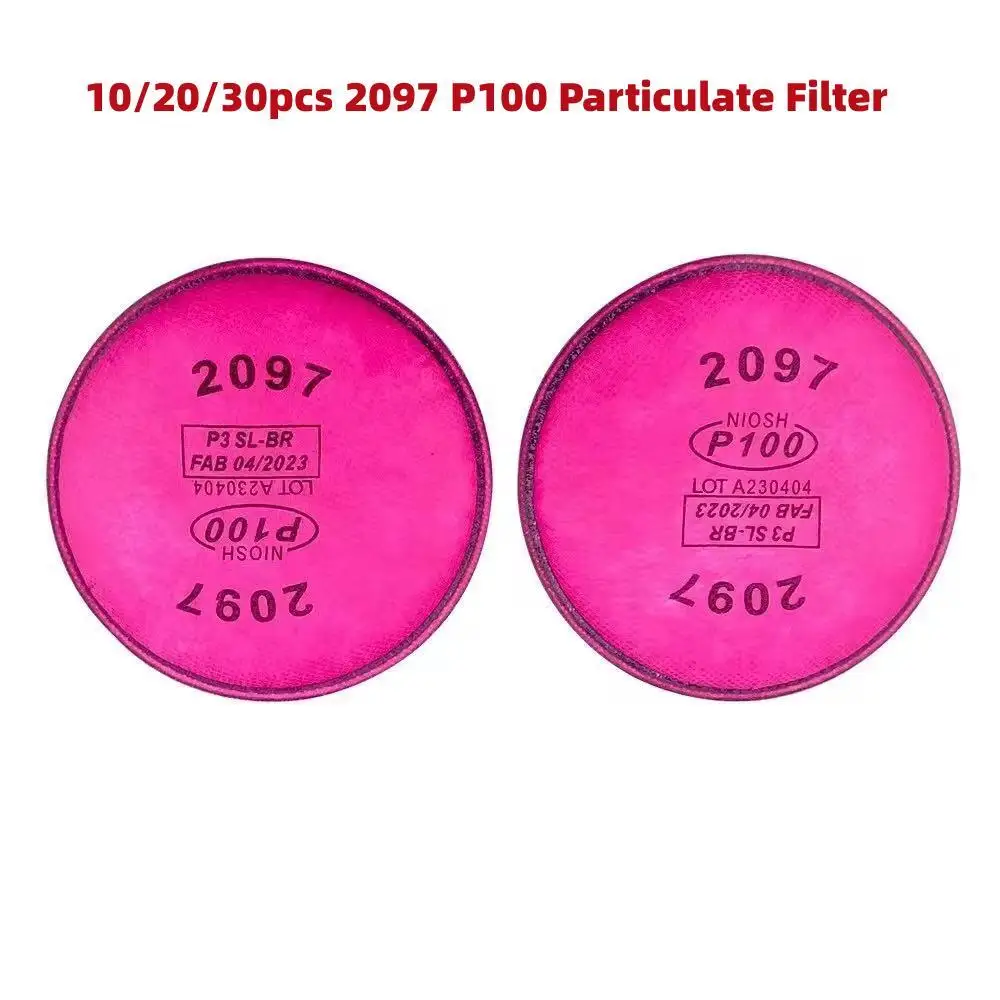 Dust Mask AccessoryCarpenter Painting Spray Industry 2097 Particulate Filter P100 For  6200 6800 7502 Series Respirator