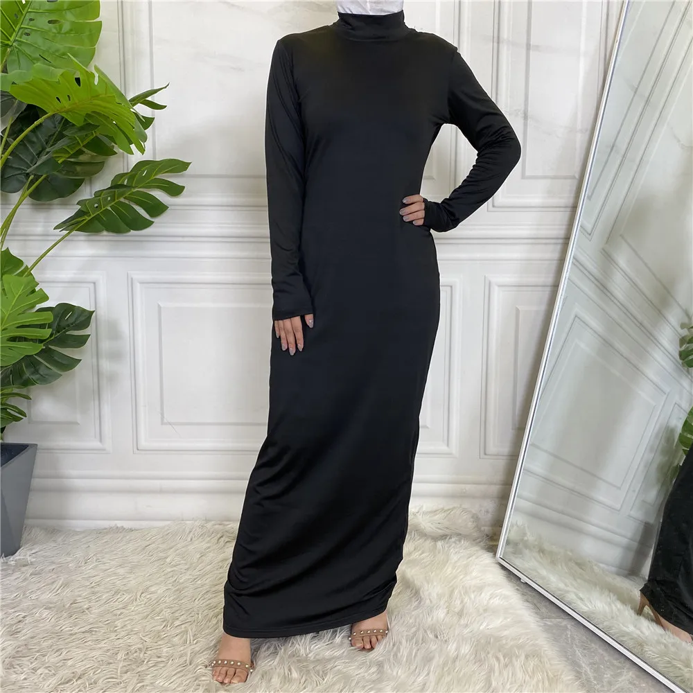 Imagem -04 - Vestido Hijab Muçulmano para as Mulheres Vestidos Africanos na Moda Roupas Islã Kaftan Dubai Abaya Turquia Árabe Turquia